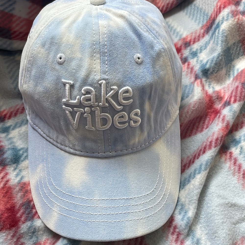 Embroidered Lake Vibes Baseball Hat